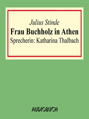 cover image of Frau Buchholz in Athen